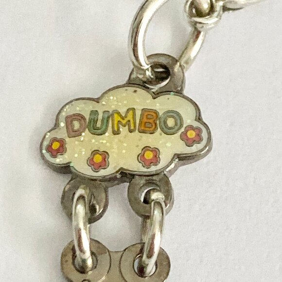 Vintage Disney Dumbo Elephant Charm Disneyana Disneyland Zipper Pull Purse Charm - Picture 4 of 10
